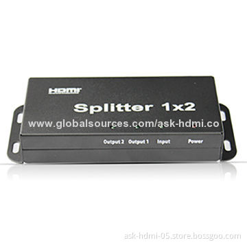 2-port HDMI Splitter, HDMI V1.4, 1 x HDMI/F Input to 2 x HDMI/F,4K